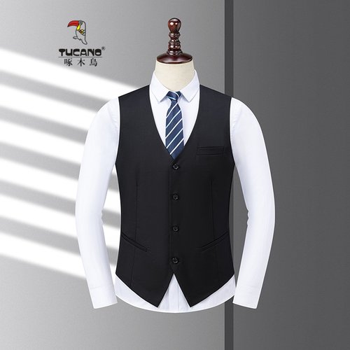啄木鸟西装马甲男士背心潮流正装