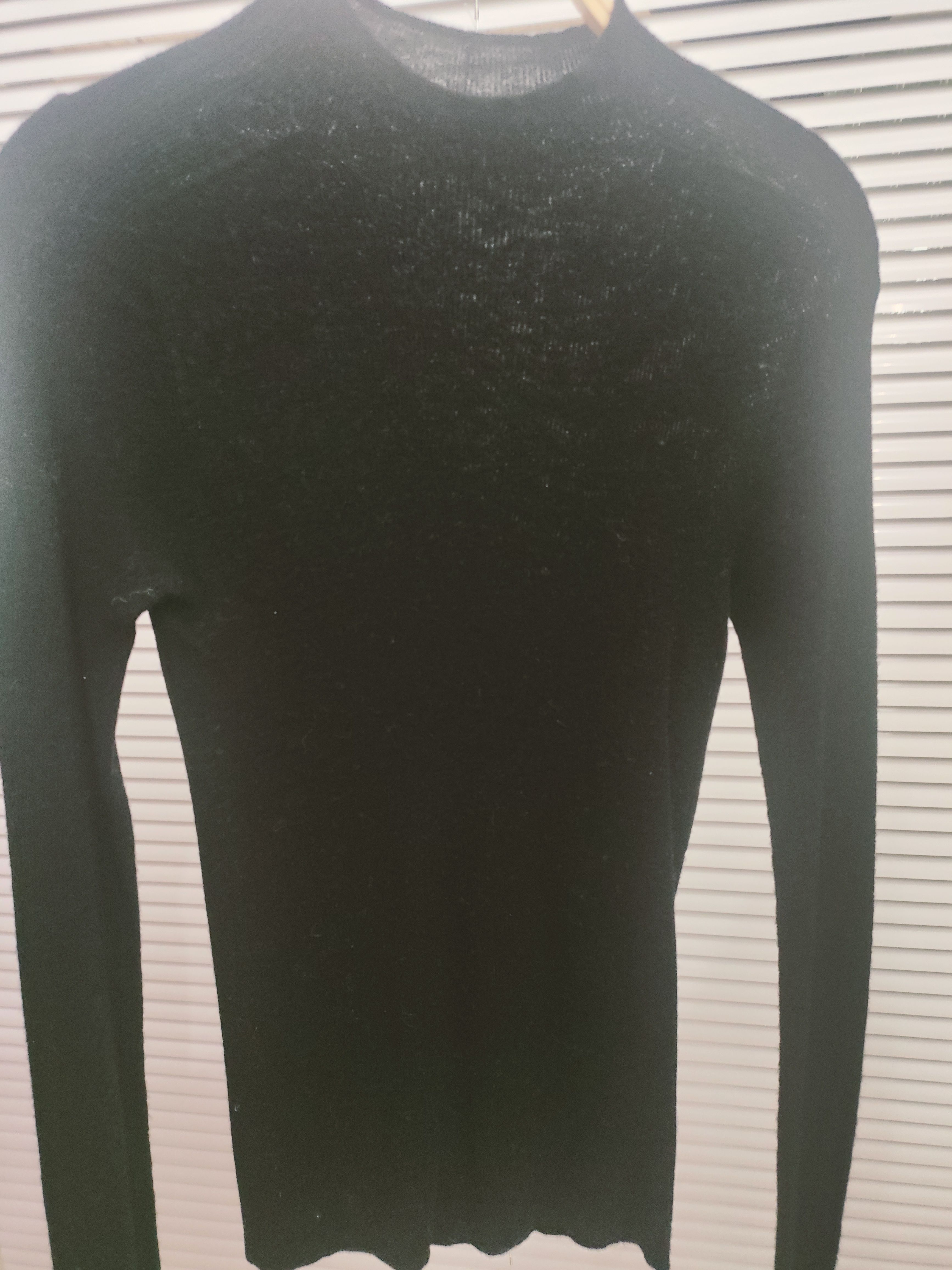 2025秋冬新款精纺超细羊毛蚕丝打底衫女薄款半高领毛衣中领针织衫