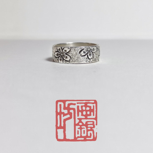 纯手工情侣戒指999原创设计情侣