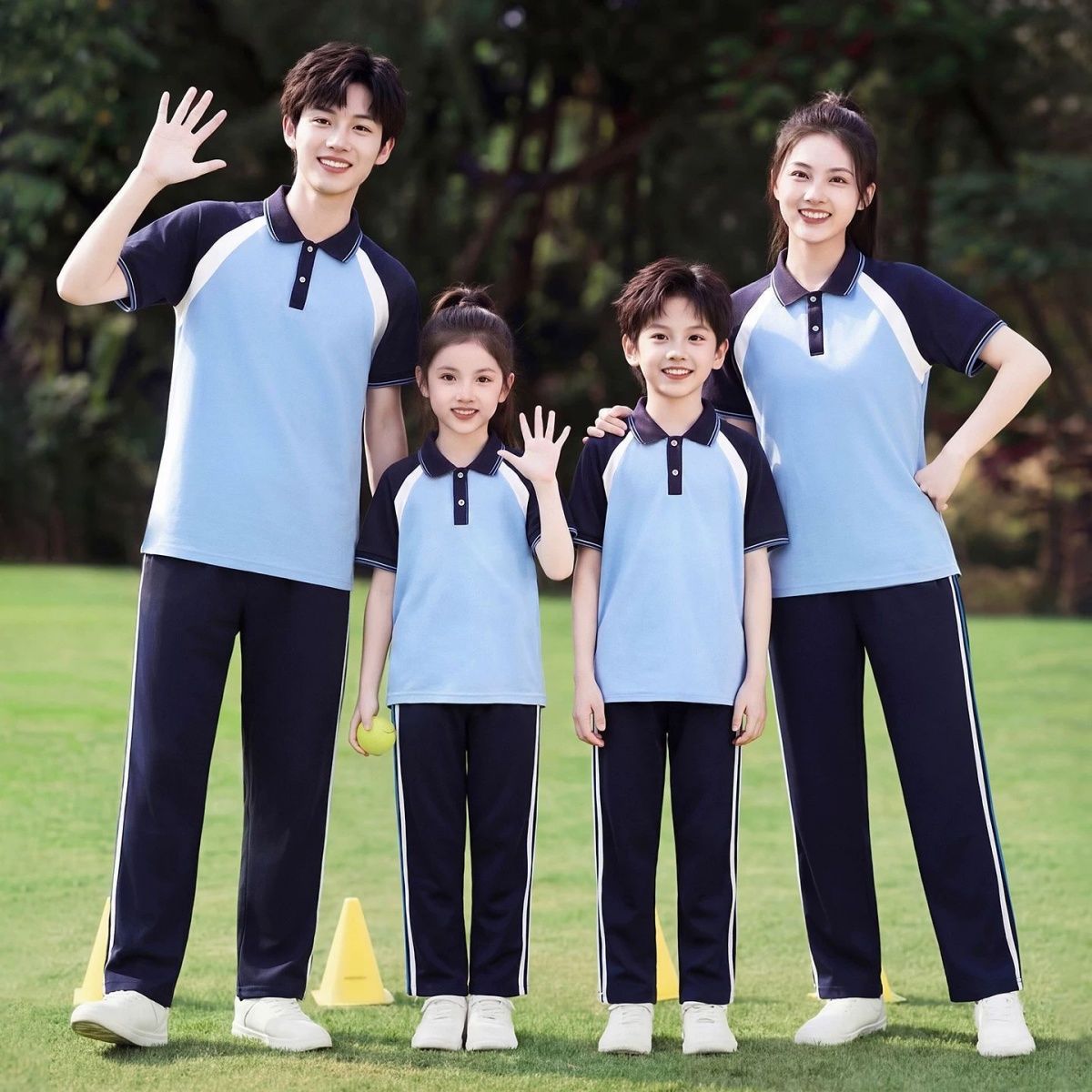 辽宁夏季高中生初中学生季开学儿童装中学生校服锦州统一校服速干