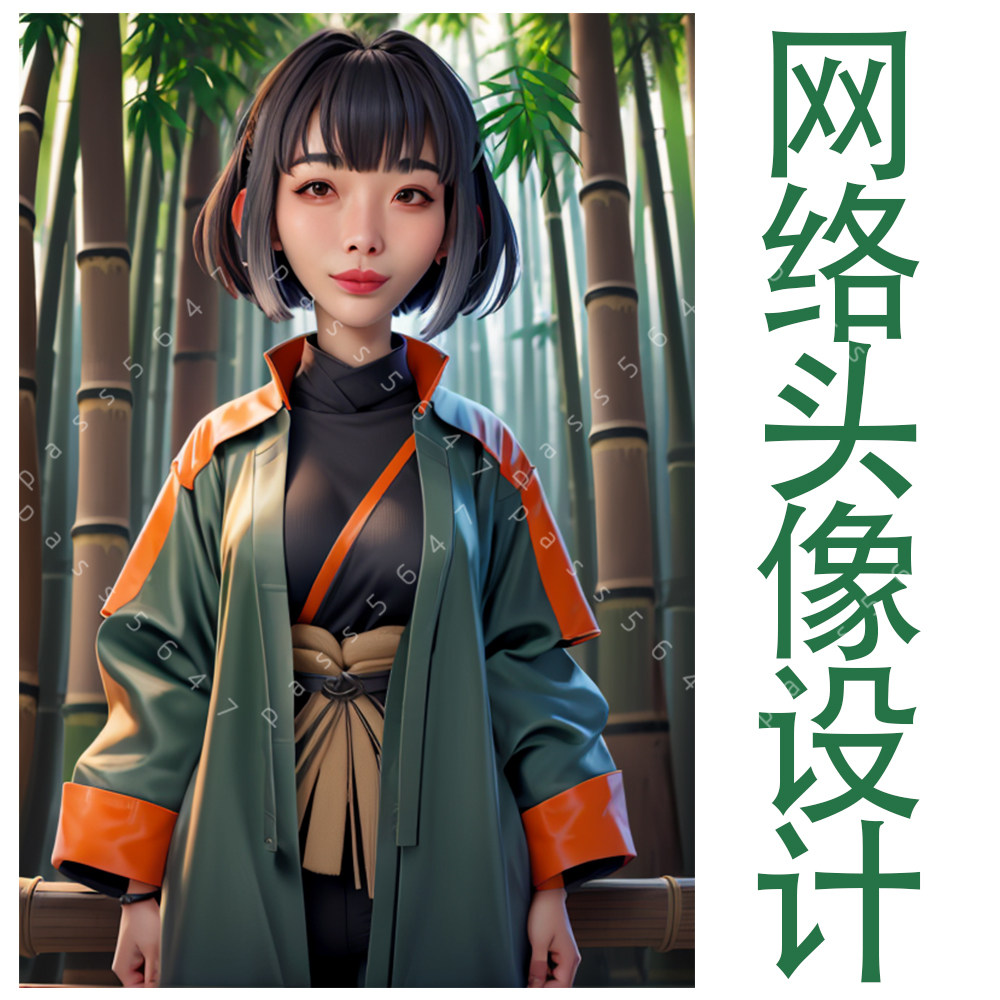 Ai头像定制真人照片漫改头像转漫画变卡通3D手绘微信头像制作设计