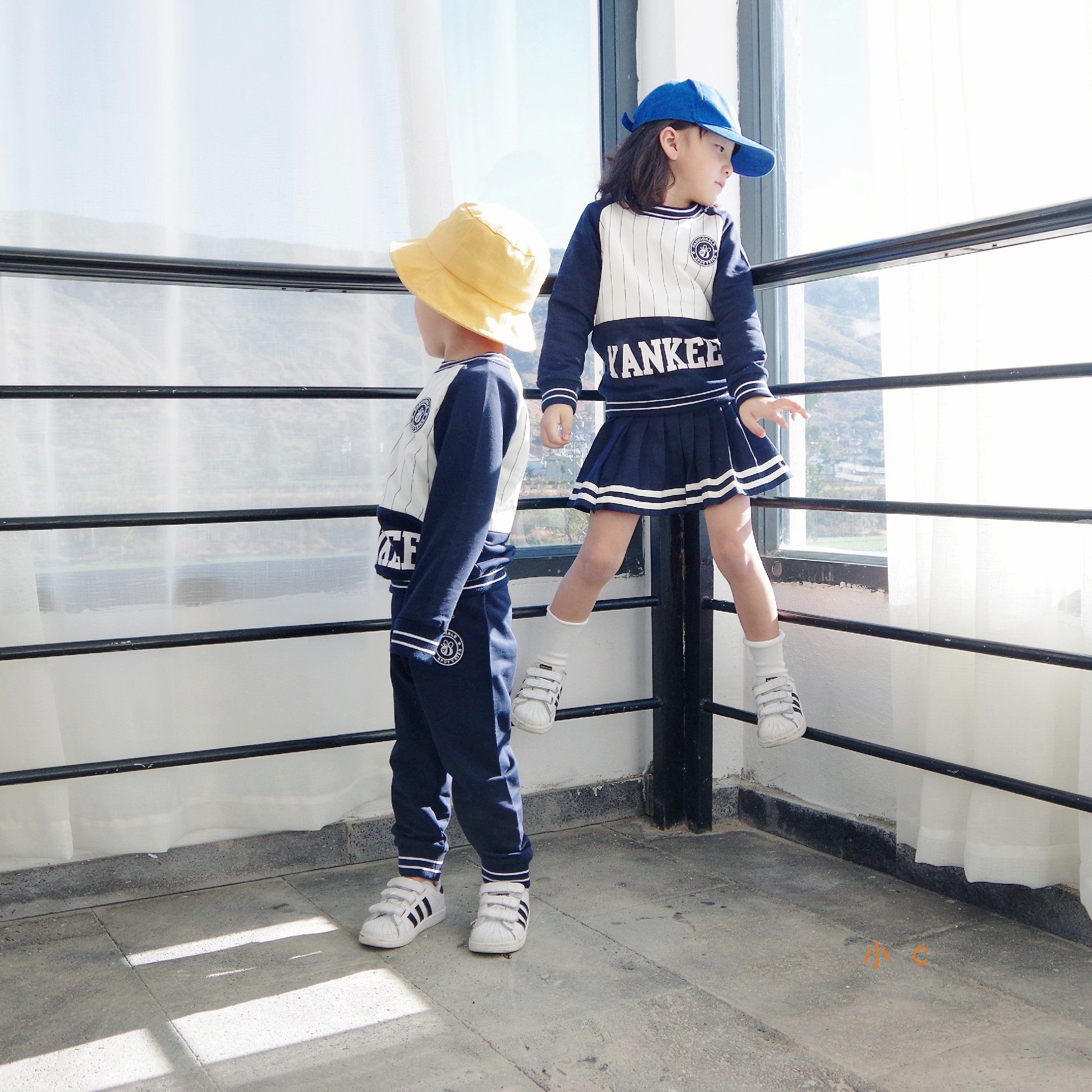 3折处理 /秋冬纯棉男女宝宝棒球服长袖儿童两件套装运动