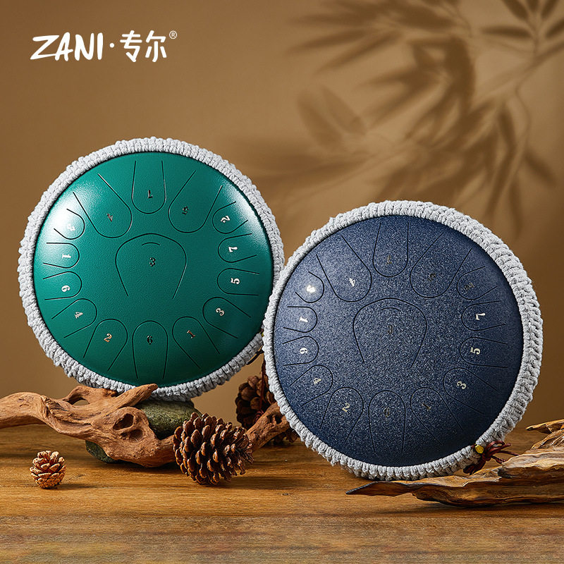 zani空灵鼓12寸15音简单新手易学无忧鼓钢舌鼓手碟跨境打击乐器