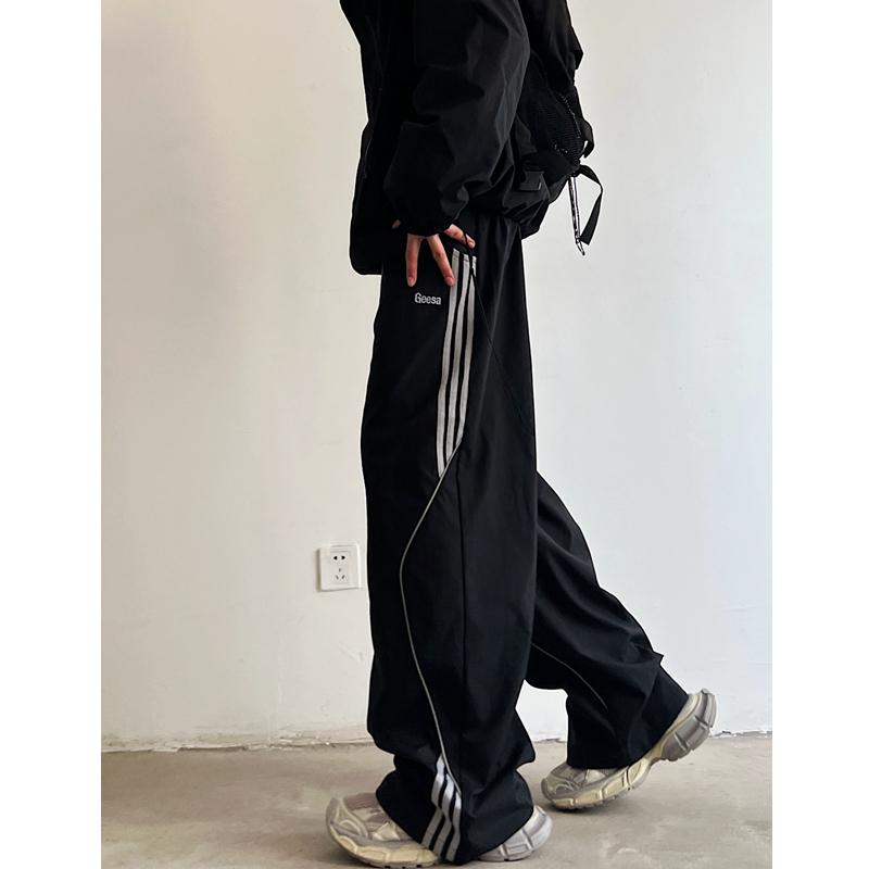 安格拉红秋冬男女机能风工装休闲裤宽松8667p55,男装工装外套,星座517-5