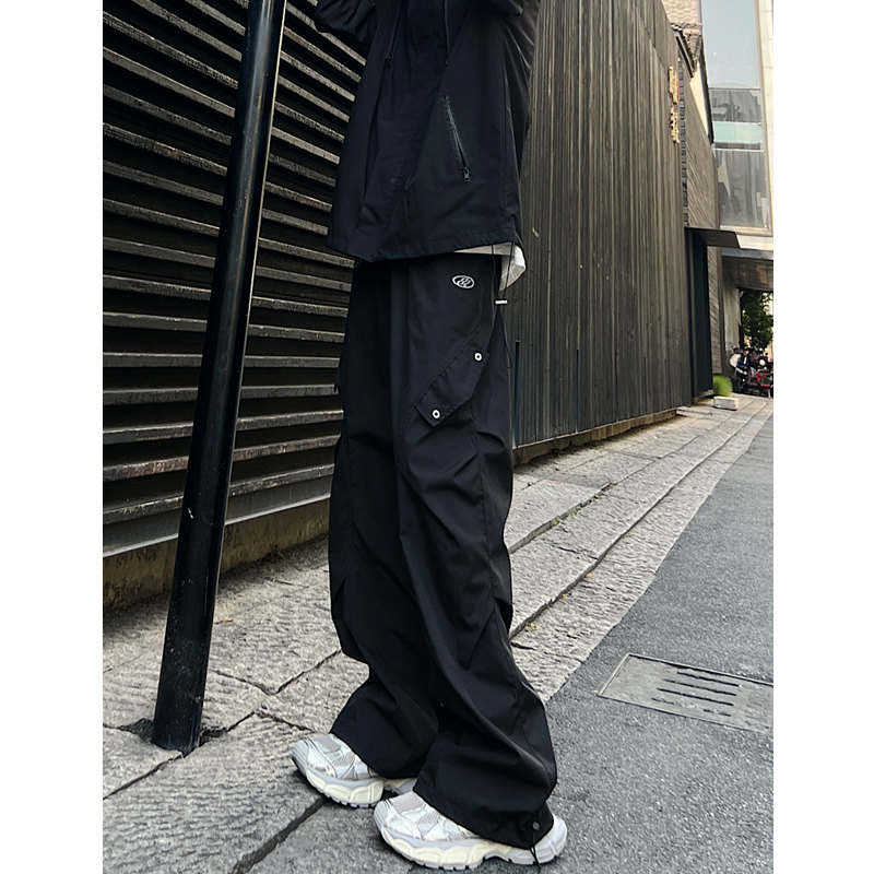 美式阔腿宽松伞兵休闲裤6067P48,男装休闲裤,星座517-5
