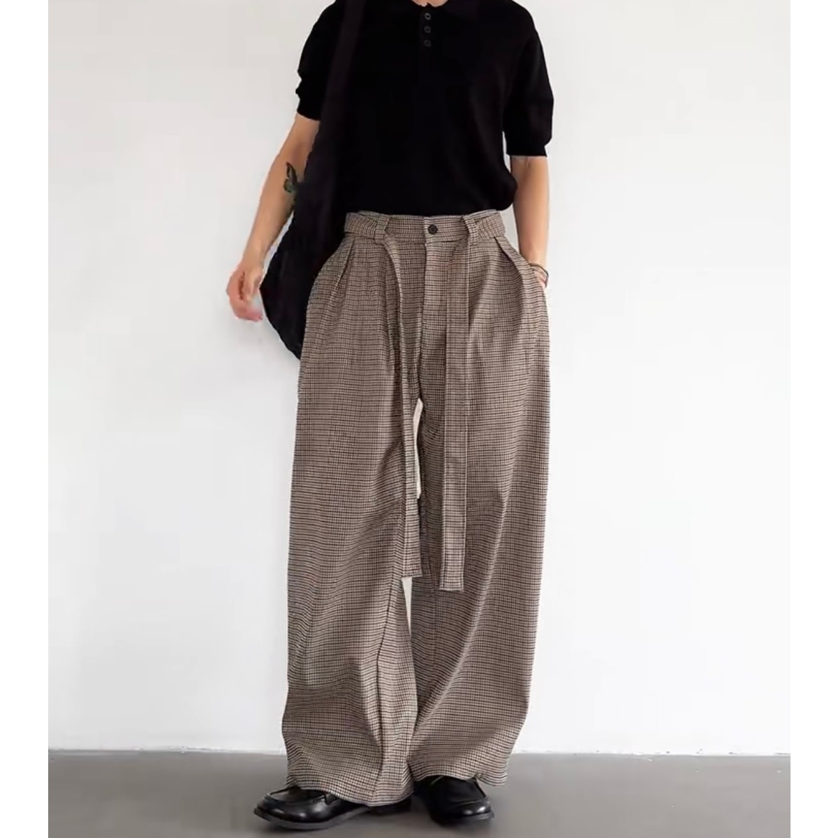 现货春季男女千鸟格西裤8027p48，男装西裤，星座517-5