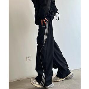 秋冬男女工装宽松休闲裤防风机能裤8667p55控88图片