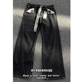 现货美式男女千鸟哥牛仔裤8830p55，男装牛仔裤，星座517-5