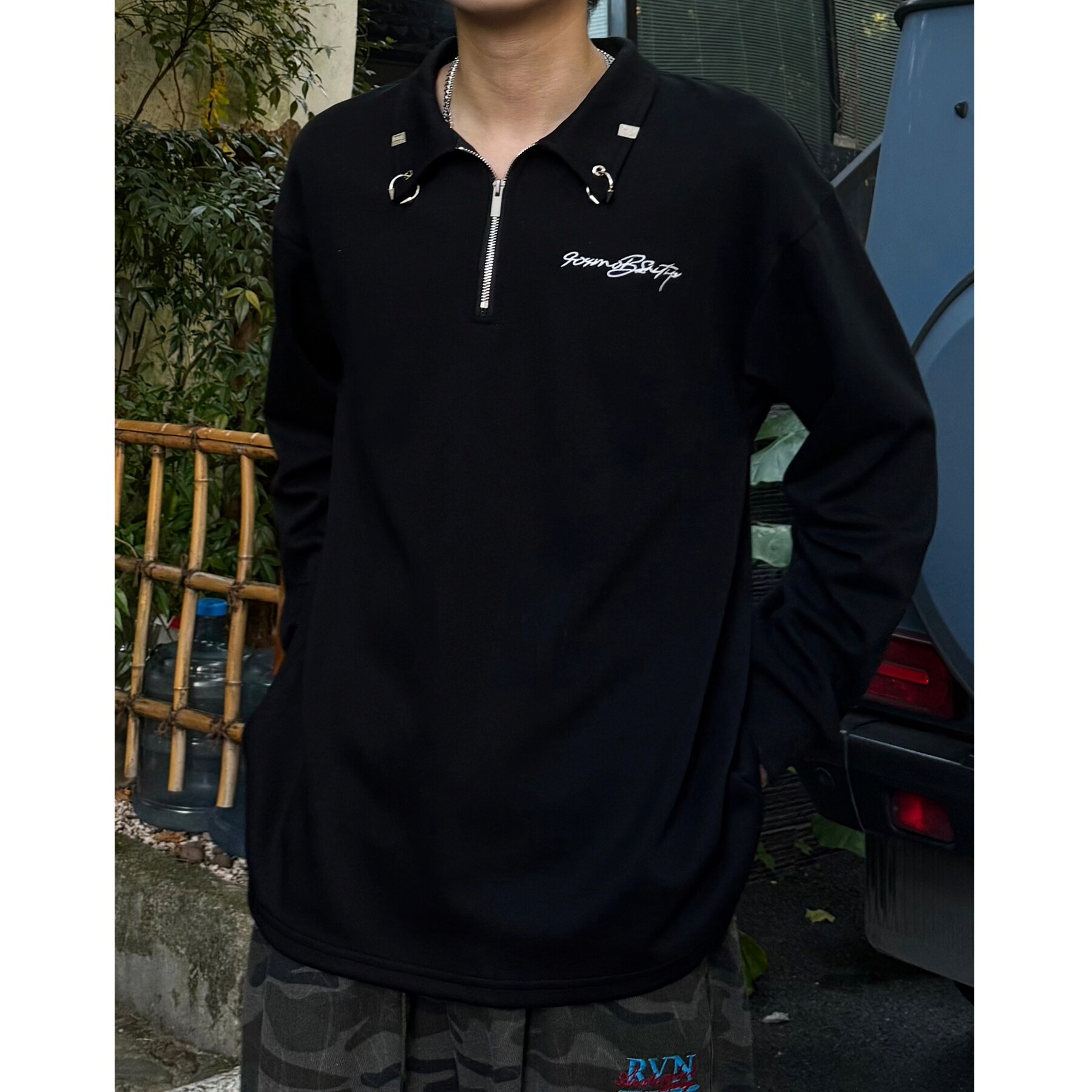 现货男女宽松长袖POLO衫1116p35,男装Polo衫,星座517-5