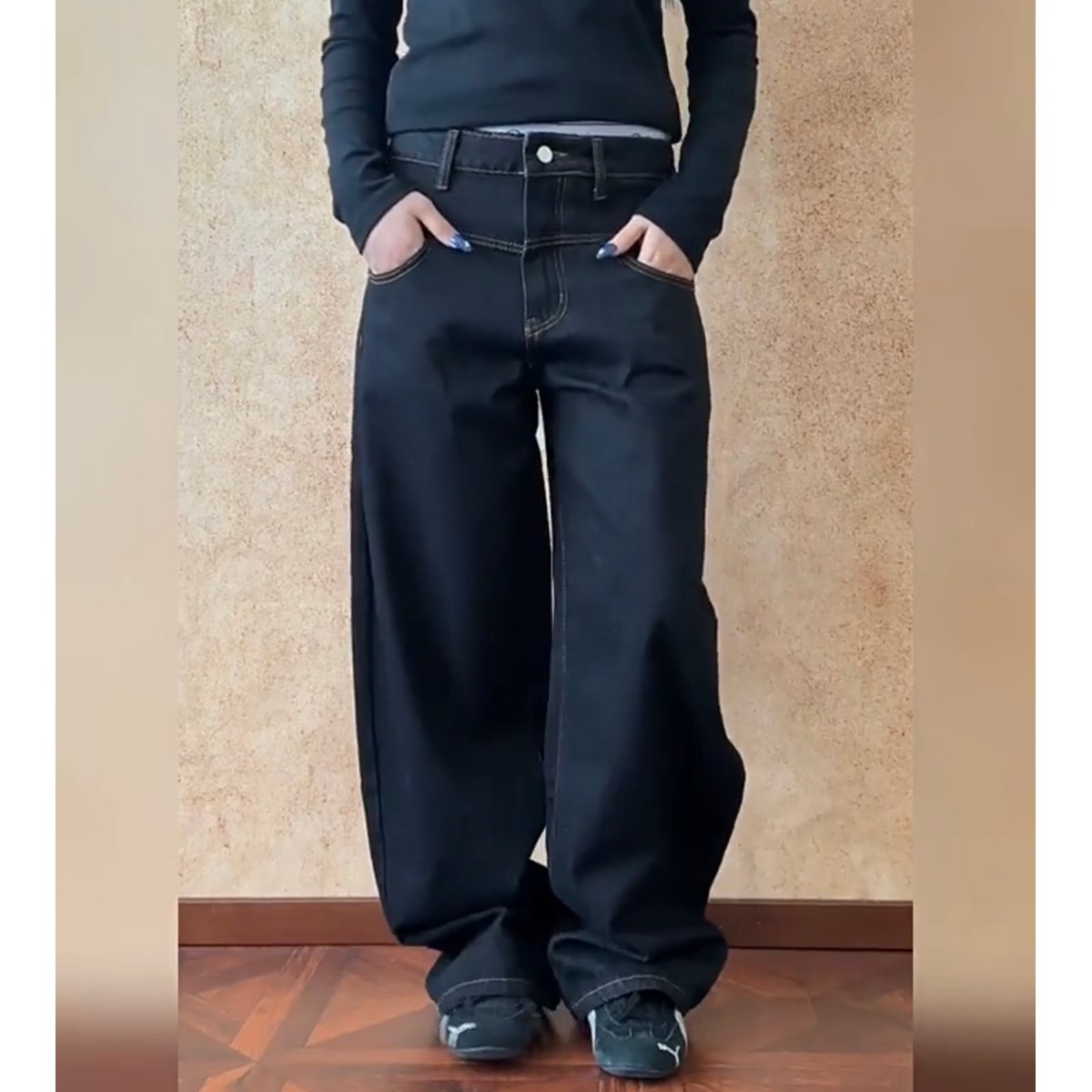 现货男女宽松印花牛仔裤8152p43，男装牛仔裤，星座517-5