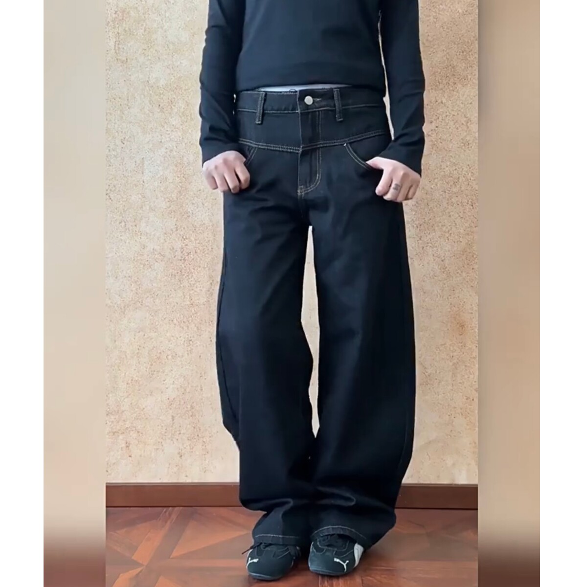 现货春季男女宽松牛仔裤8152p43,男装牛仔裤,星座517-5