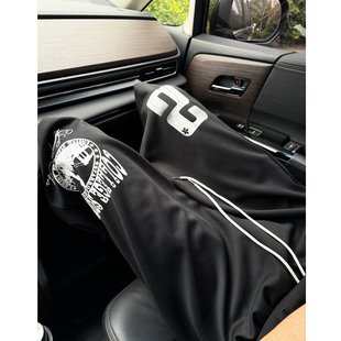 8685P35 印花男女宽松7分休闲裤 现货 美式