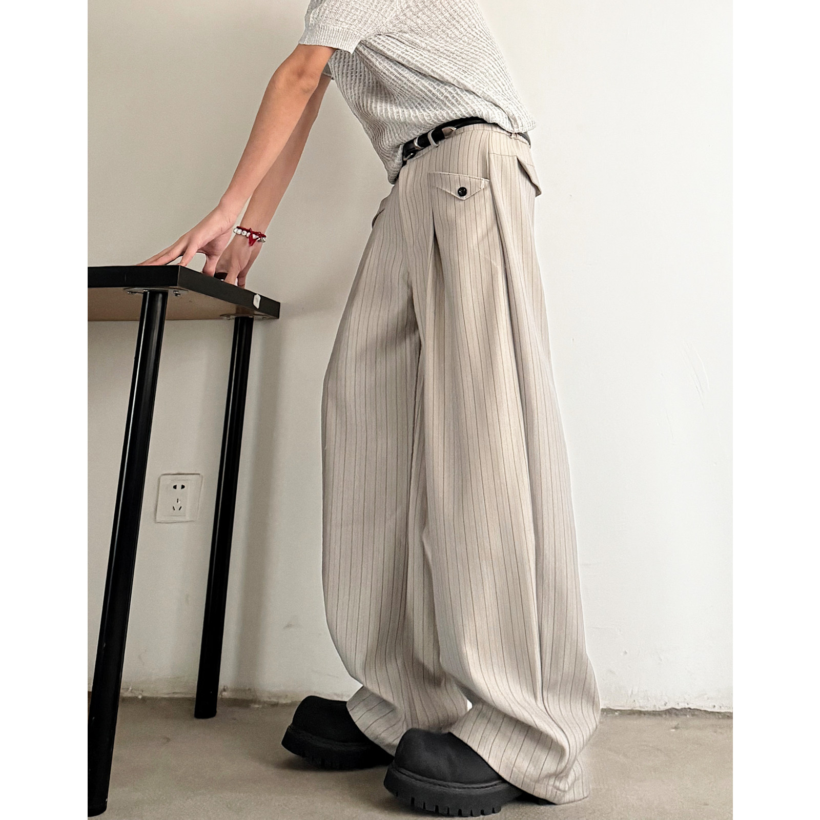 现货男女直筒休闲西裤8651P52，男装西裤，星座517-5