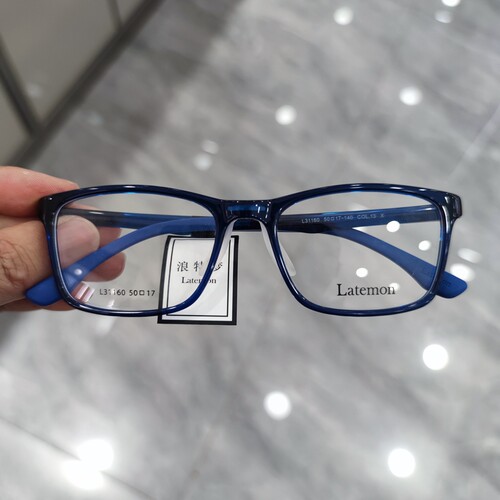 Latemon浪特梦青少年近视眼镜框圆形学生男女可配度数眼镜架31160
