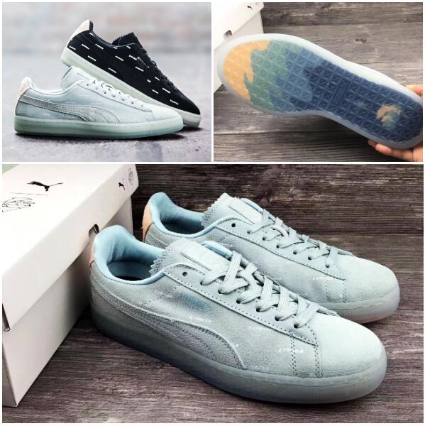 ´ú¹ºPuma ±ëÂí°åЬPink Dolphin Suede¾µäÁªÃû¿î·Ûºìº£ëàÄаåЬ