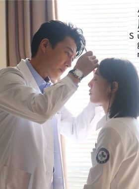 外科风云白大褂白百合靳东同款医师服护士服医院韩版长短袖工作服