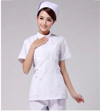 南丁格尔小褂夏装短袖分体套装ICU室护士服NX-24 牙科口腔医院服
