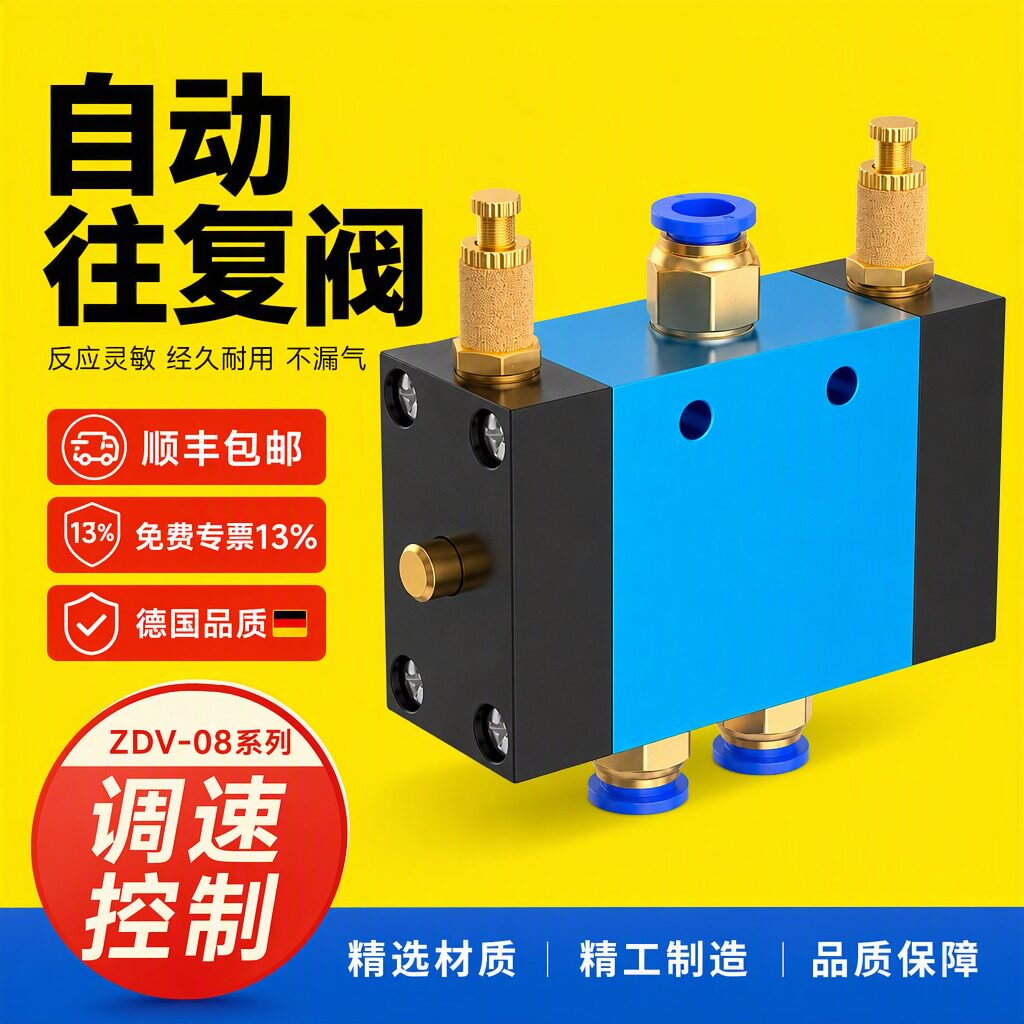 气缸自动往复阀调速阀可调节气阀