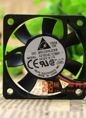 原装台达DELTA AFB04512MA 12V 0.17A 4510 4.5cm 两线 散热风扇