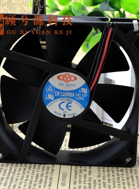 原装TOP MOTOR DF1209BA 9025 12V 0.25A双滚珠 散热风扇质量保证