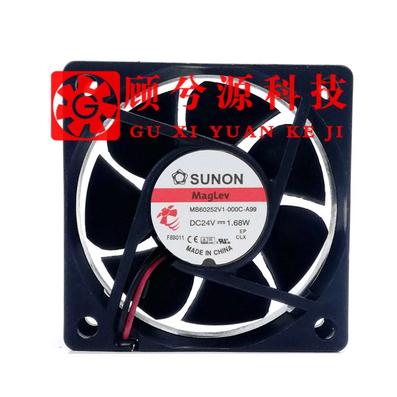 全新原装SUNON建准MB60252V1-000C-A99 6025 24V 1.68W变频器风扇