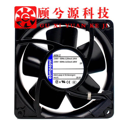 全新原装德国4650N 4558N 4656Z 4656N 12CM 12038 230V 风机风扇