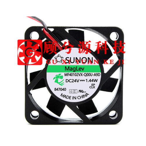 全新原装SUNON MF40102VX-Q00U-A9D 24V 2线静音  变频器风扇4010 - 封面