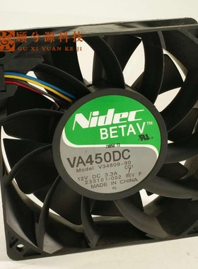 原装Nidec VA450DC V34809-90 12V 3.3A 12CM 12038 超大风量风扇