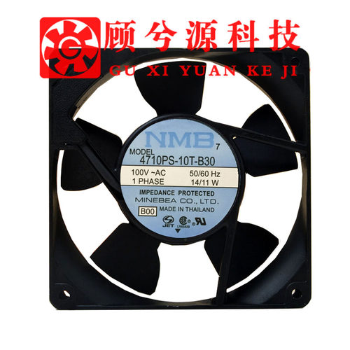 NMB 美蓓亚100V 12025 4710PS-10T/12T-B30/B20/B10 交流散热风机
