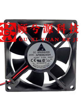 台达AFB0824HH/SH/VH  电梯变频器散热风扇 FFB0824SHE DC24V 8CM