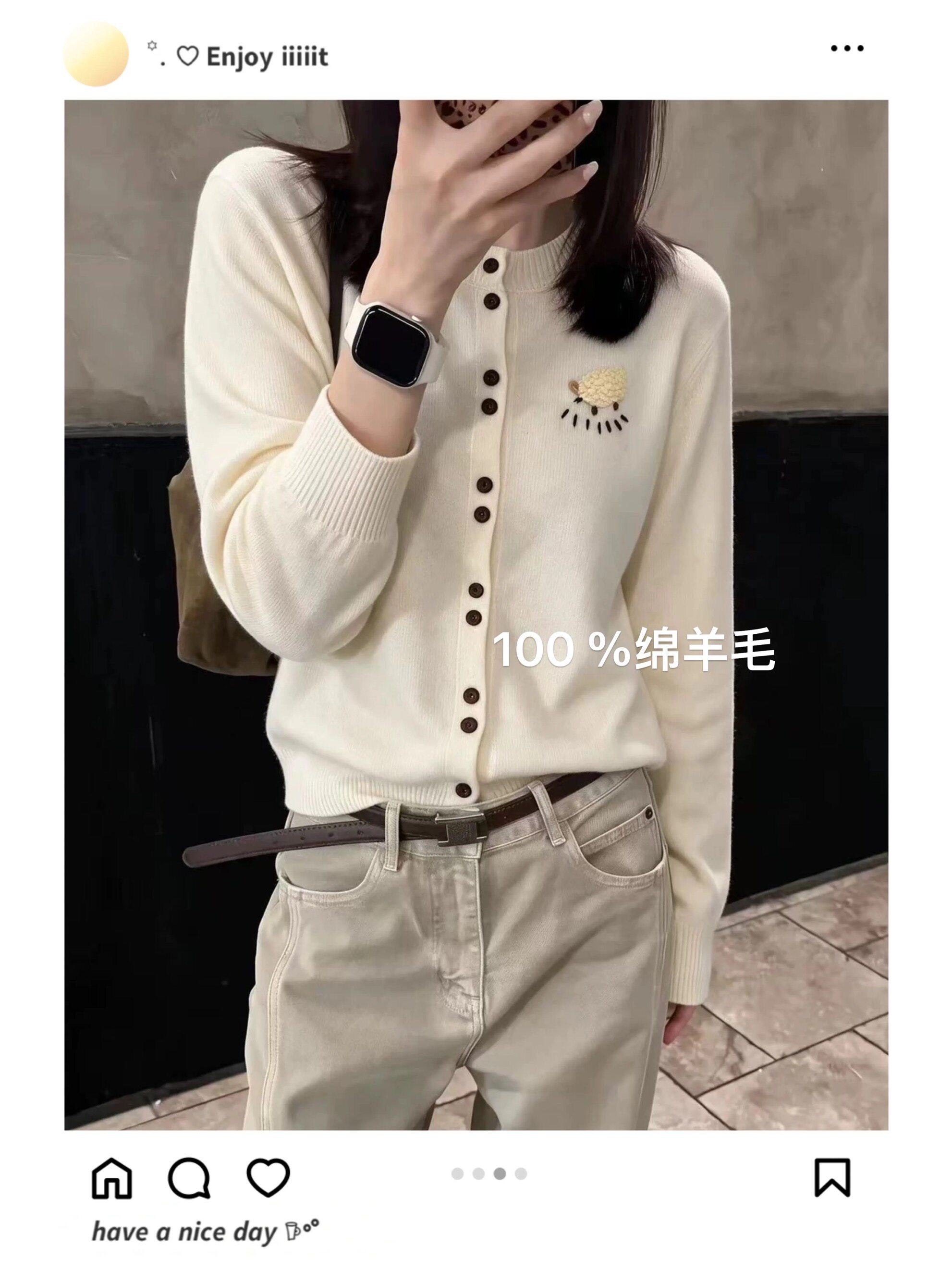 100%绵羊毛2026秋冬新款韩版宽松显瘦百搭针织衫女毛衣超好看