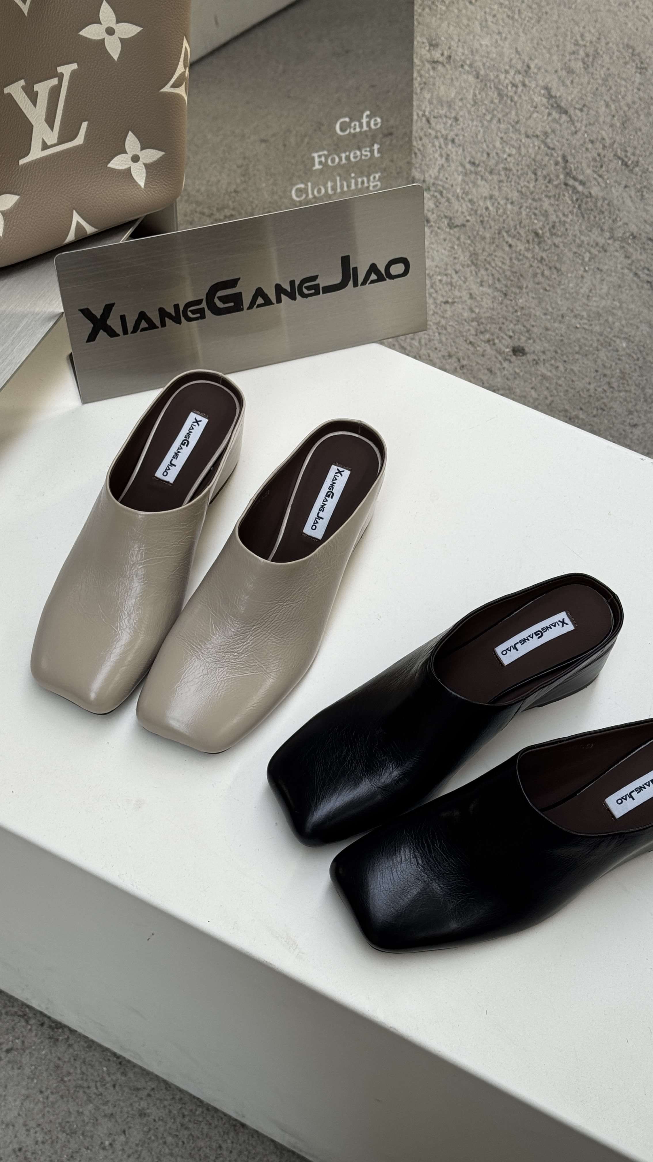 欧洲站2026春季新款欧货时尚休闲百搭显瘦方头穆勒鞋女,女鞋,穆勒鞋,淘宝优惠券,粉丝福利购,淘宝优惠卷