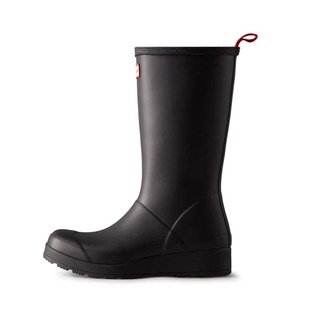 HUNTER女酷玩Play户外露营防水雨鞋 中筒厚底增高雨靴