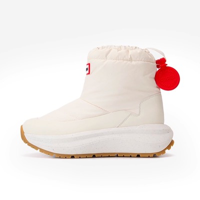 HUNTER男女同款Grip冬季中筒情侣款厚底保暖休闲雪地靴