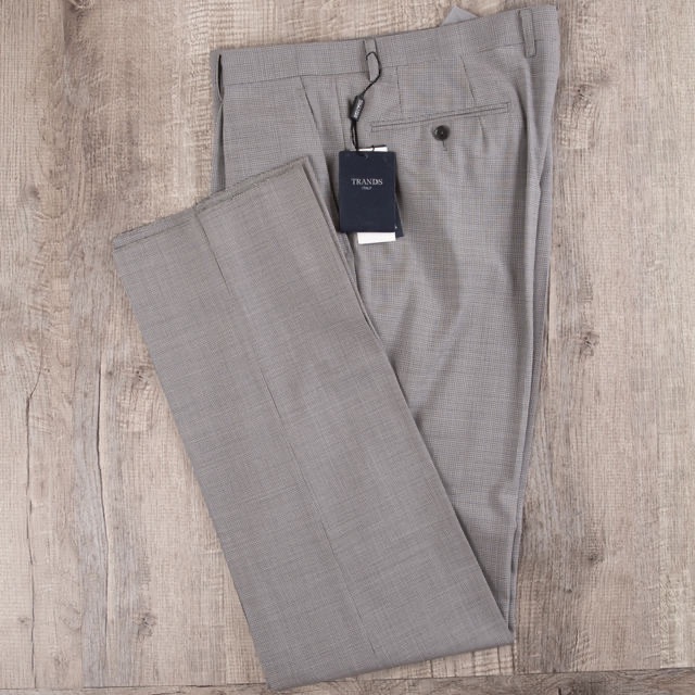 羊毛薄款透气商务直筒西裤