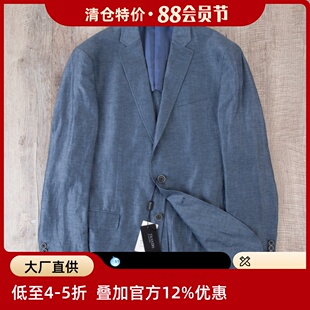 R50意大利杰尼ya创世trands人字纹半里中青年西装休闲西服上衣男