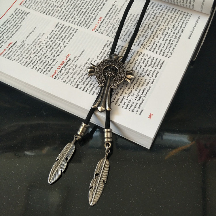 日韩复古英伦bolo tie牛仔波洛领带男士项链衬衫领结领绳配饰包邮