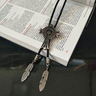 包邮 日韩复古英伦bolo 领结领绳配饰 项链衬衫 tie牛仔波洛领带男士