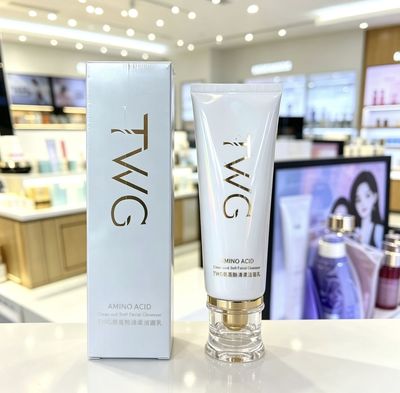 2瓶】TWG氨基酸清柔洁面乳100g控油收缩毛孔清洁洗面奶 韩雪