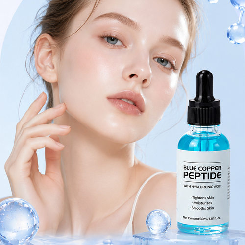 Blue Copper Peptide Essence liquid蓝铜胜肽保湿抗皱精华液名草