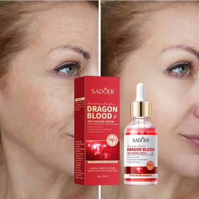 Ganoderma lucidum dragon blood essence灵芝龙血精华液补水淡纹