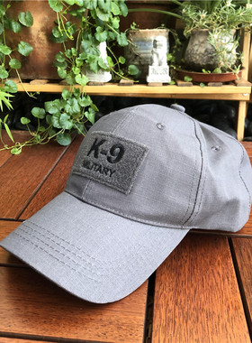 战术棒球帽K9训练员棒球帽  灰色 ACU色黑色绿色棕色刺绣特勤