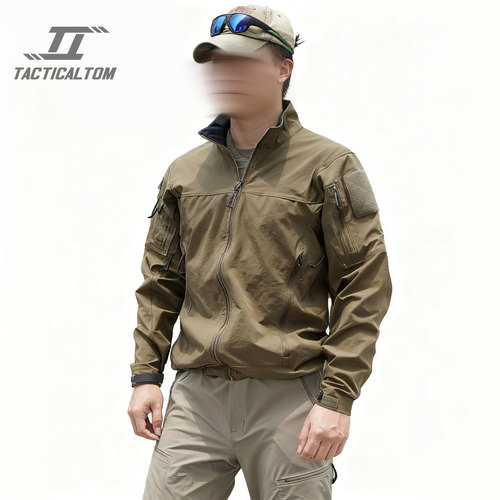 鳄鱼绿Darc尼龙四面弹全天候软壳