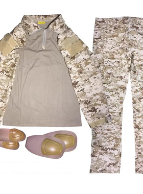 GEN2版型修身MARPAT作训蛙皮蛙服G2蛙皮战斗服战术套装 AOR沙数