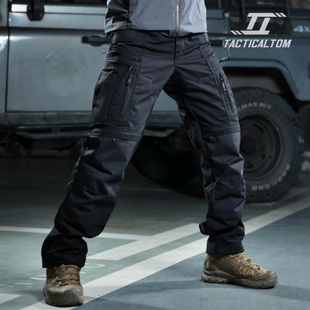 战术汤姆黑色复刻UFPRO战术裤 P40作战城市登山徒步执勤训练多袋裤