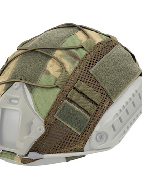 MC多地形德斑 高切Fast头盔战术盔罩钢盔芳纶盔布A-TACSFG绿废墟