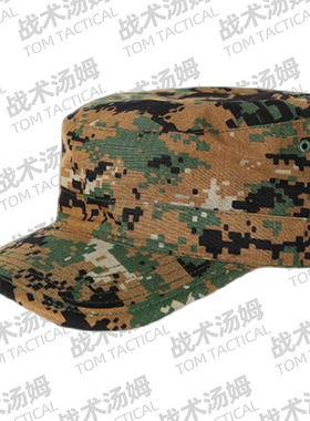 战术汤姆垂钓渔夫防晒丛林 MCCUU伪装 MARPAT数码四丛USMC小兵帽