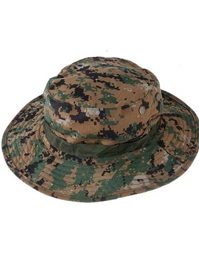 MARPAT丛林沙漠垂钓遮阳登山USMC 国产复刻 奔尼帽圆边帽战术汤姆