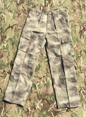 战术汤姆OverSize机能工装裤A-TACS灰废墟ACU荒漠废墟作训战术裤