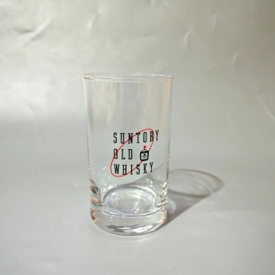 日本中古SUNTORY啤酒杯全新昭和三得利威士忌酒杯复古玻璃杯印花